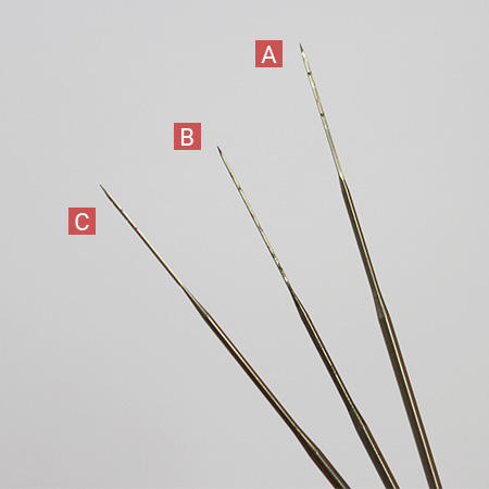 3种类型的针